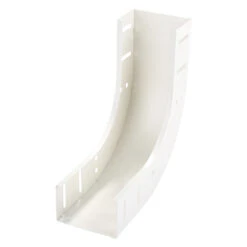 Steigestück 90° Vertikal Pulverbeschichtet Weiß Matt