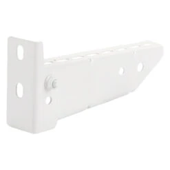 Stiel- / Wandausleger Pulverbeschichtet Weiß Matt