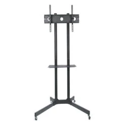 TECHly Mobiler TV Ständer Mit Rollen 30-65 Zoll Monitorständer Mit Ablage