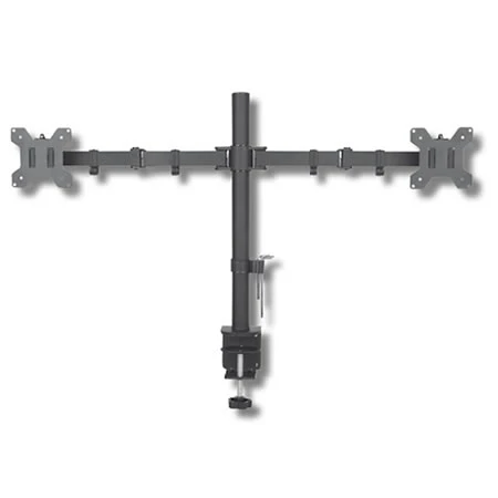 TECHly Monitor Tischhalterung Für 2 TV Bildschirme 13-27 Zoll Nebeneinander 3 TECHly Monitor Tischhalterung Für 2 TV Bildschirme 13-27 Zoll Nebeneinander