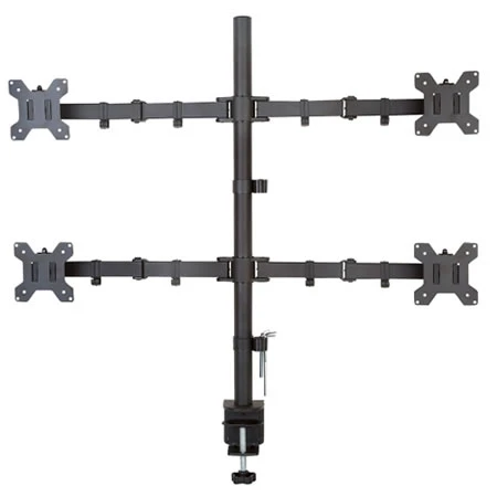 TECHly Monitor Tischhalterung Für 4 TV Bildschirme 13-27 Zoll 3 TECHly Monitor Tischhalterung Für 4 TV Bildschirme 13-27 Zoll