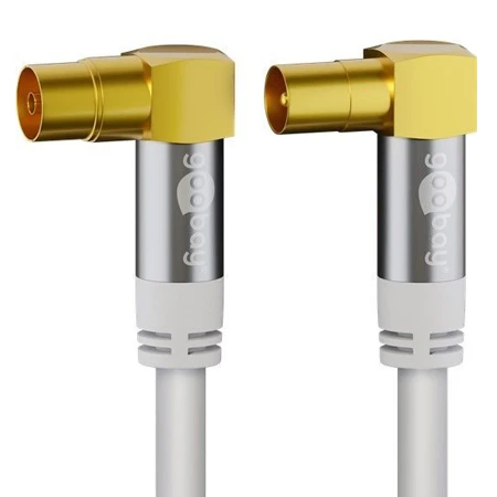 TV Antennenkabel Premium Beidseitig Abgewinkelt Weiß 3 TV Antennenkabel Premium Beidseitig Abgewinkelt Weiß