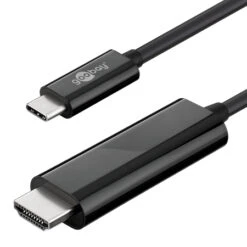 USB-C Auf HDMI Stecker Adapterkabel 1,8 M Schwarz