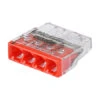 Wago Steckklemme 4-fach 0,5-2,5 Mm² Rot 100 Stück