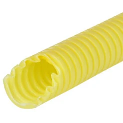 Wellrohr / Leerrohr Flexibel 750 N Betonfestes Kabelschutzrohr Gelb